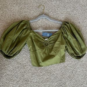 NWT A&F Cropped Blouse
